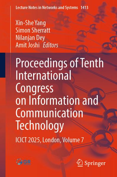 Produktbild: Proceedings of Tenth International Congress on Information and Communication Technology