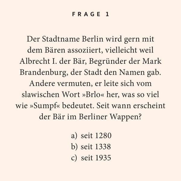 Produktbild: Berlin-Quiz