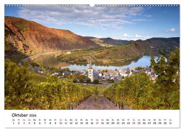 Produktbild: Heimat Entdecken - Die Mosel (hochwertiger Premium Wandkalender 2026 DIN A2 quer), Kunstdruck in Hochglanz