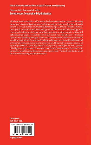 Produktbild: Evolutionary Constrained Optimization