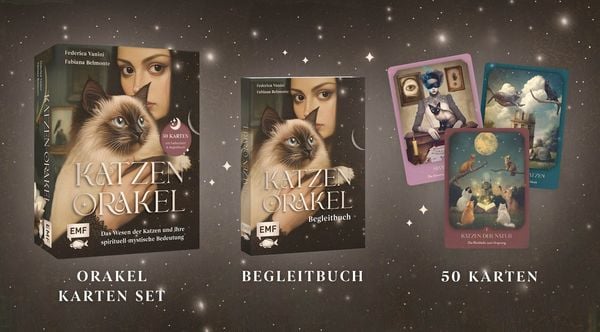 Produktbild: Orakel-Kartenset: Katzen-Orakel