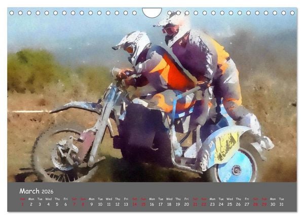 Produktbild: Enduro Racing (Wall Calendar 2026 DIN A4 landscape), CALVENDO 12 Month Wall Calendar