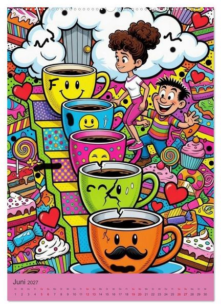 Produktbild: Das ist Pop Artig (hochwertiger Premium Wandkalender 2027 DIN A2 hoch), Kunstdruck in Hochglanz