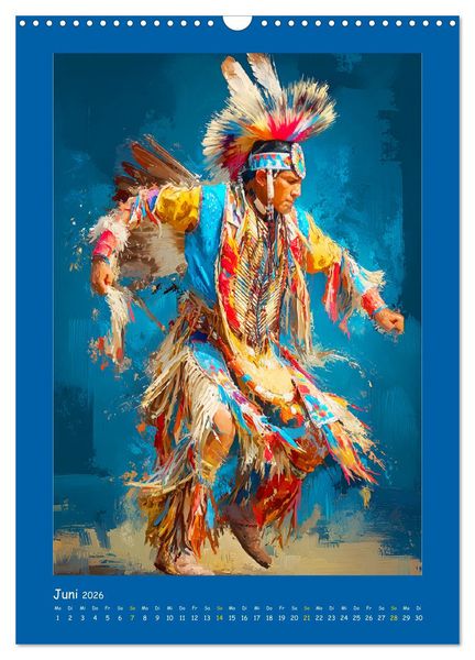 Produktbild: Omaha-Tanz. Grastanz der amerikanischen Ureinwohner (Wandkalender 2026 DIN A3 hoch), CALVENDO Monatskalender