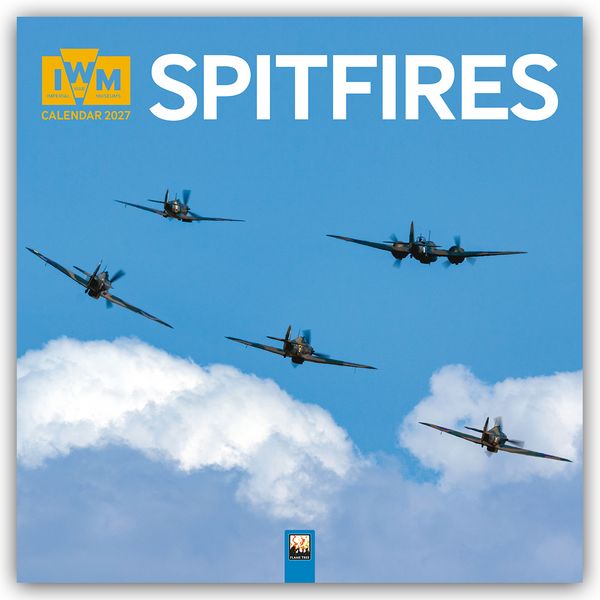 Produktbild: IWM &ndash; Spitfires &ndash; Spitfire &ndash; Britisches Jagdflugzeug 2027 &ndash; Original Flame Tree Publishing-Kalender [Kalender]