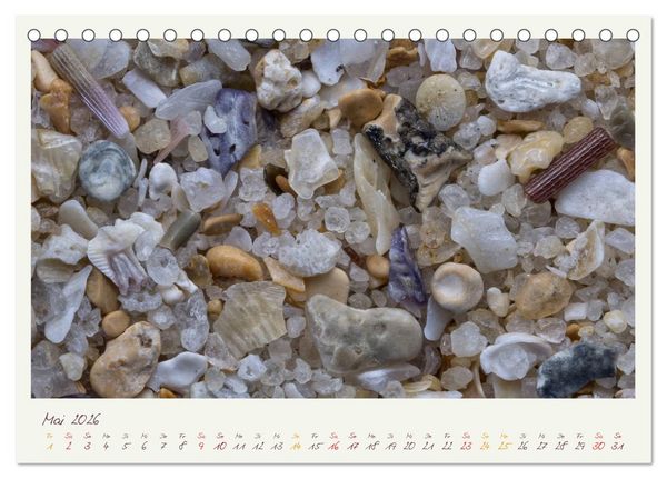 Produktbild: Abenteuer Mikrofotografie Sand (Tischkalender 2026 DIN A5 quer), CALVENDO Monatskalender