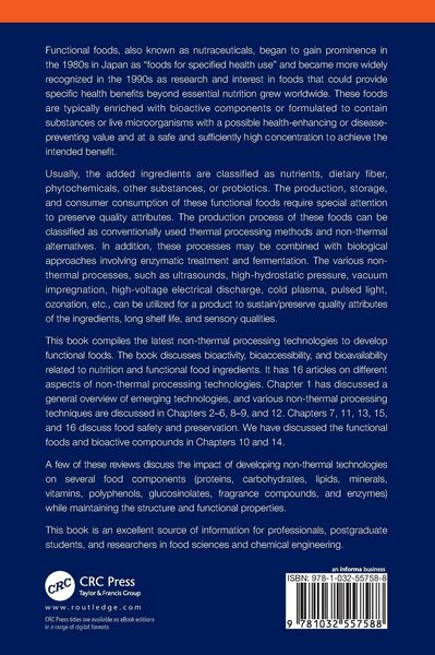 Produktbild: Non-Thermal Processing of Functional Foods