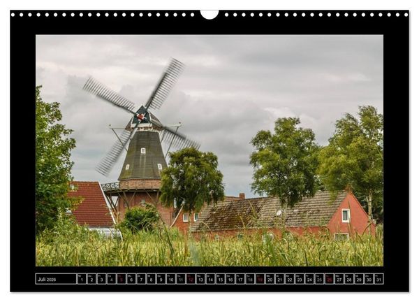Produktbild: Rysum - Warfendorf in Ostfriesland (Wandkalender 2026 DIN A3 quer), CALVENDO Monatskalender