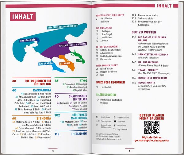 Produktbild: MARCO POLO Reisef&uuml;hrer Chalkidik&iacute;, Thessalon&iacute;ki