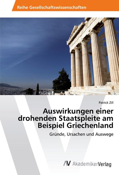 Produktbild: Auswirkungen einer drohenden Staatspleite am Beispiel Griechenland
