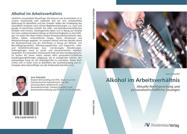 Produktbild: Alkohol im Arbeitsverh&auml;ltnis