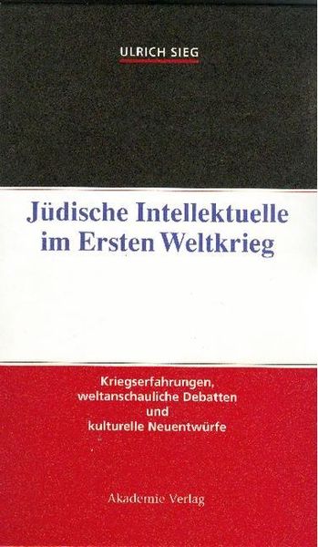 Produktbild: J&uuml;dische Intellektuelle im Ersten Weltkrieg