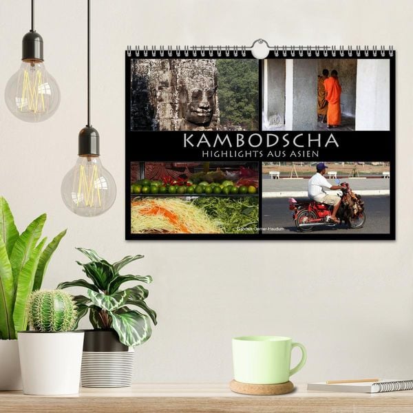 Produktbild: Kambodscha - Highlights aus Asien 2026 (Wandkalender 2026 DIN A4 quer), CALVENDO Monatskalender