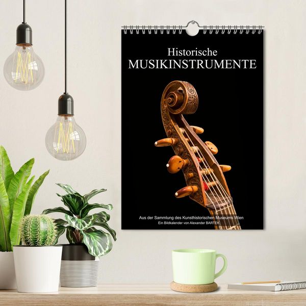 Produktbild: Historische Musikinstrumente (Wandkalender 2026 DIN A4 hoch), CALVENDO Monatskalender