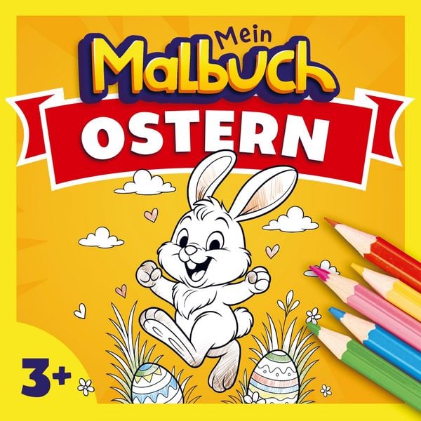 Produktbild: Ostern Malbuch f&uuml;r Kinder ab 3 Jahren