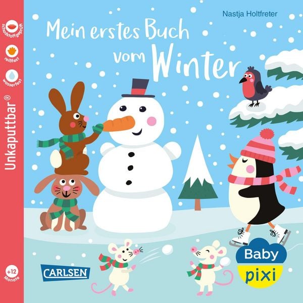 Baby Pixi (unkaputtbar) 126: Mein erstes Buch vom Winter, Taschenbuch von Nastja Holtfreter, Carlsen, 9783551062437