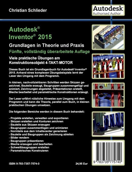 Produktbild: Autodesk Inventor 2015 - Grundlagen in Theorie und Praxis