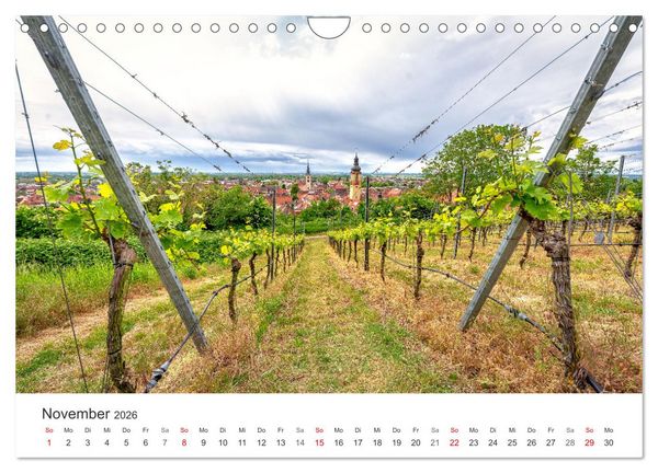 Produktbild: Schriesheim an der Bergstra&szlig;e - Impressionen aus Stadt und Natur (Wandkalender 2026 DIN A4 quer), CALVENDO Monatskalender
