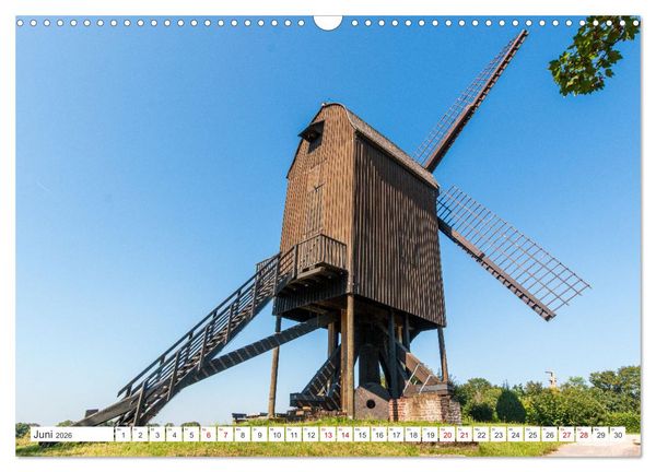 Produktbild: Besondere Windm&uuml;hlen am Niederrhein (Wandkalender 2026 DIN A3 quer), CALVENDO Monatskalender