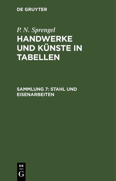 Produktbild: Stahl und Eisenarbeiten