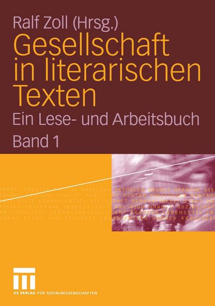 Produktbild: Gesellschaft in literarischen Texten
