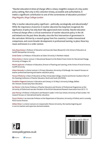 Produktbild: Teacher education in times of change