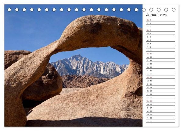 Produktbild: Kalifornien USA (Tischkalender 2026 DIN A5 quer), CALVENDO Monatskalender