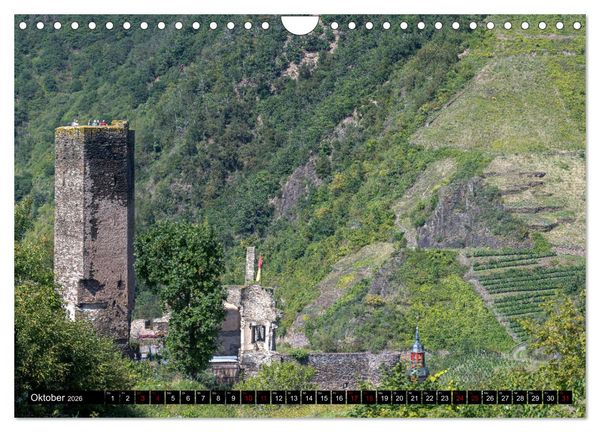 Produktbild: Die Mosel zwischen Bremm und Koblenz (Wandkalender 2026 DIN A4 quer), CALVENDO Monatskalender