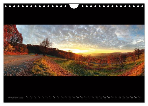 Produktbild: Markgr&auml;flerland-Panoramen - Vier Jahreszeiten in der Toskana Deutschlands (Wandkalender 2026 DIN A4 quer), CALVENDO Monatskalender
