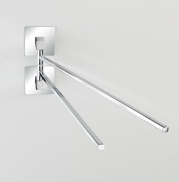 Produktbild: Turbo-Loc&reg; Edelstahl Handtuchhalter 2 Arme Quadro, rostfrei