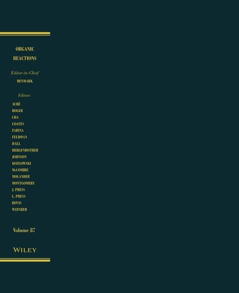 Produktbild: Organic Reactions, Volume 87