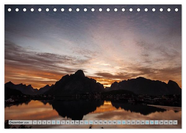 Produktbild: Sommer in Norwegen (Tischkalender 2026 DIN A5 quer), CALVENDO Monatskalender