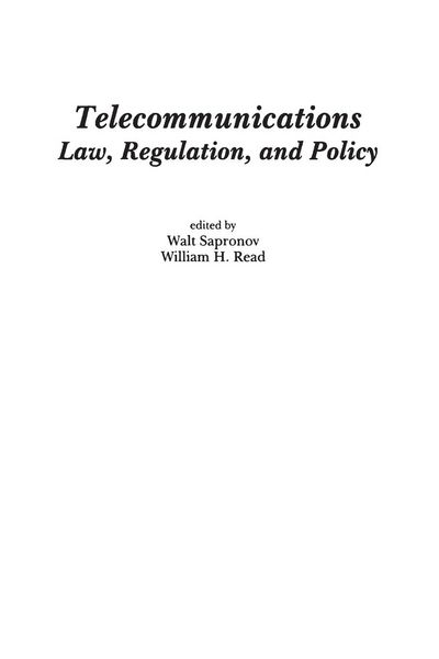 Produktbild: Telecommunications