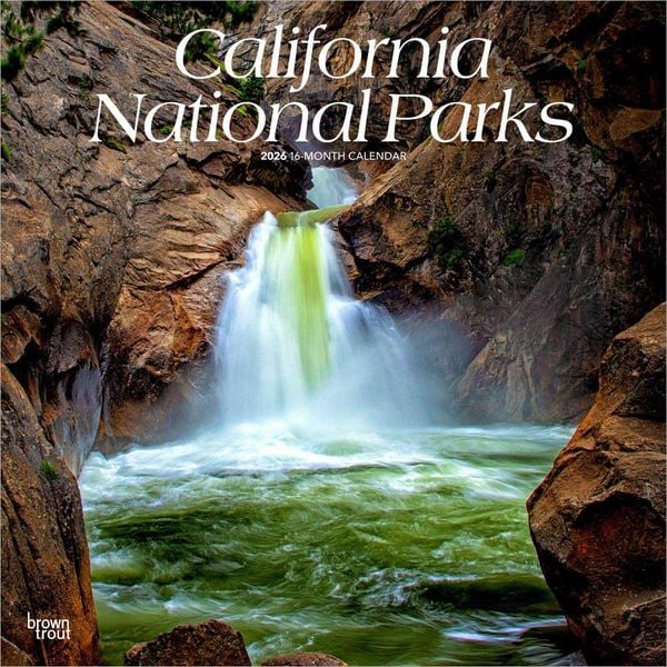 Produktbild: California National Parks 2026 12 X 24 Inch (Hanging) Monthly Square Wall Calendar Plastic-Free