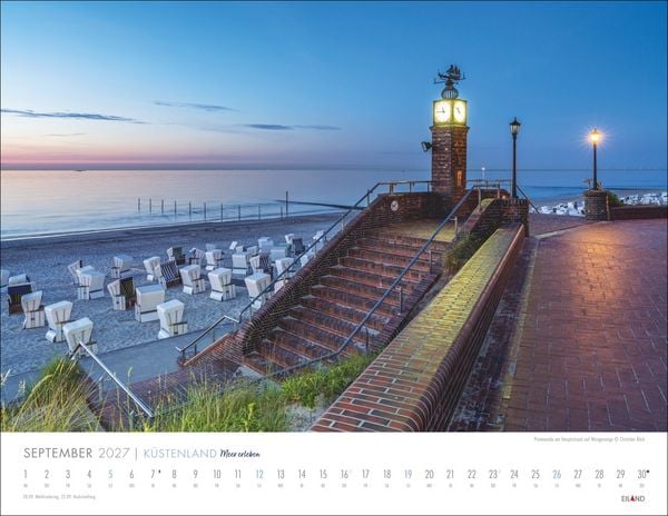Produktbild: K&uuml;stenland Kalender 2027 - Meer erleben