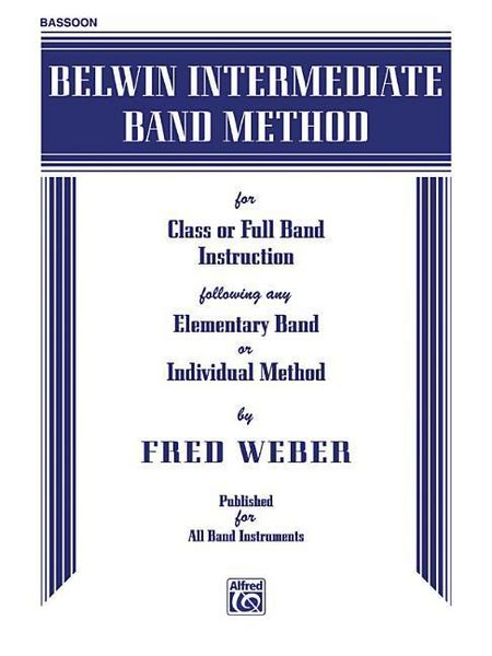 Produktbild: Weber, F: Belwin Intermediate Band Method