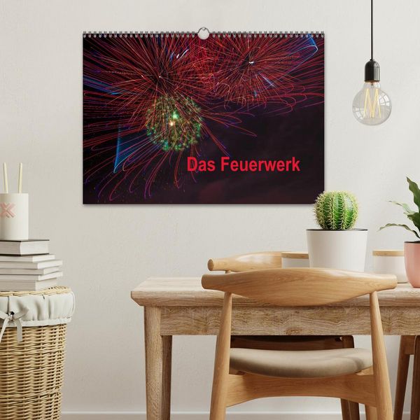 Produktbild: Das Feuerwerk (Wandkalender 2026 DIN A3 quer), CALVENDO Monatskalender