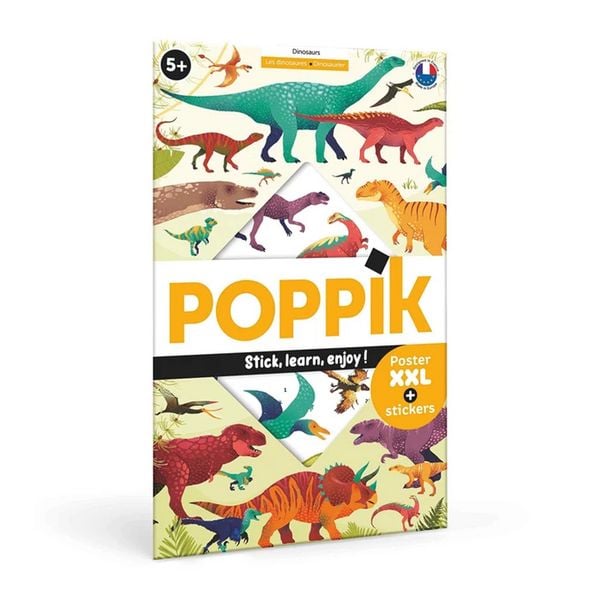 Produktbild: POPPIK - Lernposter & Sticker Dinosaurier
