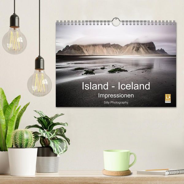 Produktbild: Island - Iceland Impressionen (Wandkalender 2026 DIN A4 quer), CALVENDO Monatskalender