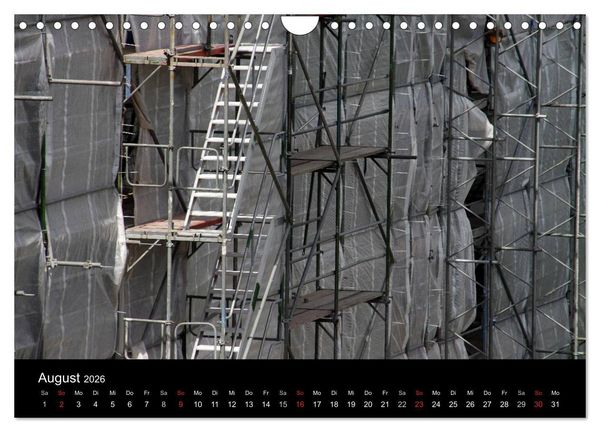 Produktbild: Baustellen (Wandkalender 2026 DIN A4 quer), CALVENDO Monatskalender