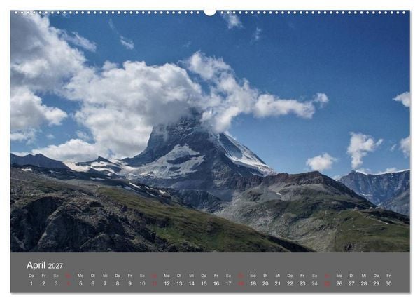 Produktbild: Wallis. Perle der Schweiz (Wandkalender 2027 DIN A2 quer), CALVENDO Monatskalender