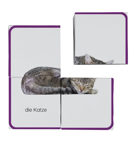 Produktbild: Erstes Lernen W&uuml;rfelpuzzle. Haustiere
