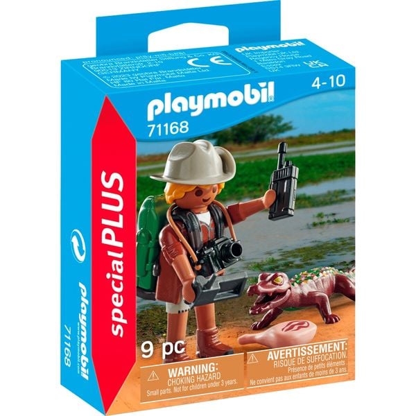 PLAYMOBIL 71168 Forscher mit jungem Kaiman