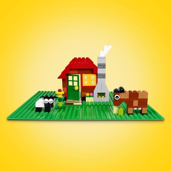 LEGO Classic 11023 Grüne Bauplatte, Grundplatte für LEGO Sets, 32x32