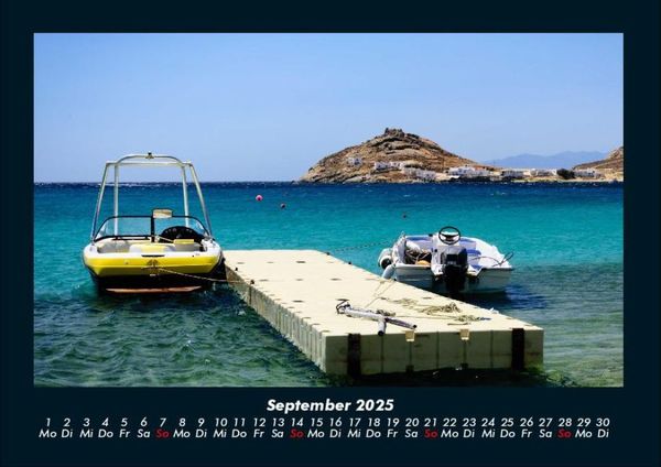 Produktbild: Boote 2025 Fotokalender DIN A4