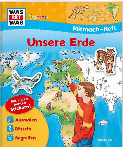 Produktbild: WAS IST WAS Junior Mitmach-Heft Unsere Erde