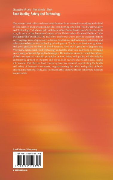 Produktbild: Food Quality, Safety and Technology