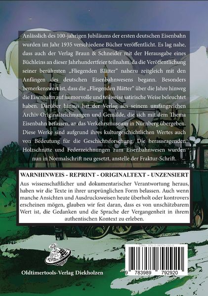 Produktbild: 100 Jahre EISENBAHN in den &bdquo;Fliegenden Bl&auml;ttern&rdquo;
