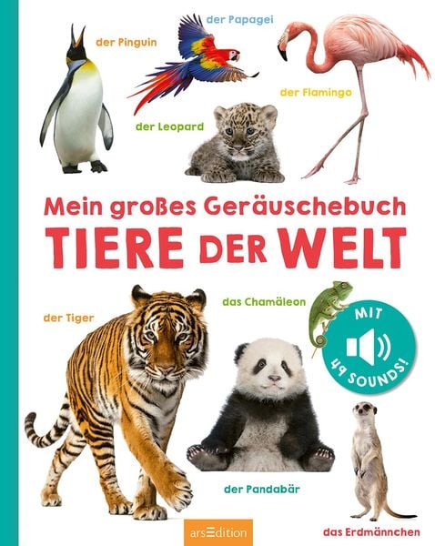 Produktbild: Mein gro&szlig;es Ger&auml;uschebuch &ndash; Tiere der Welt