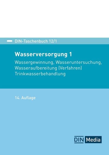 Wasserversorgung 1, Taschenbuch von , DIN Media, 978-3-410-39125-8